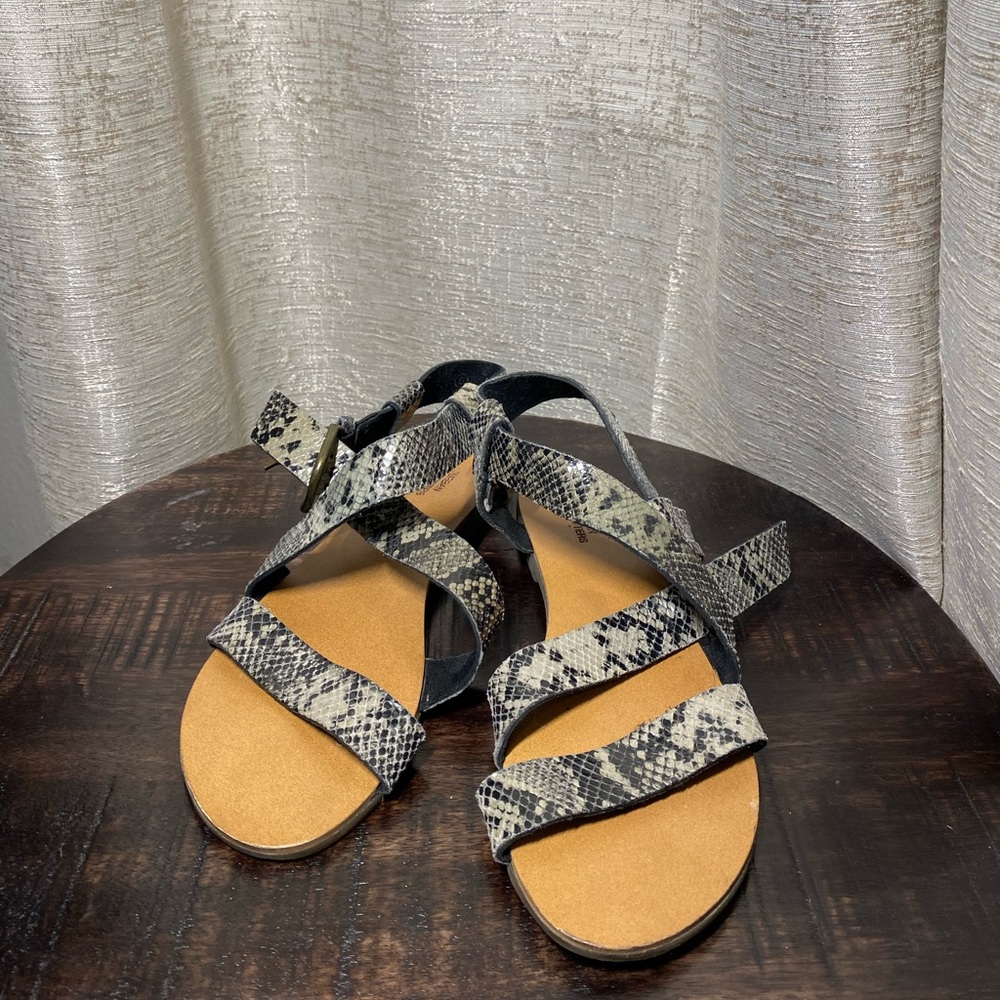 Urban Outfitter snake print sandals